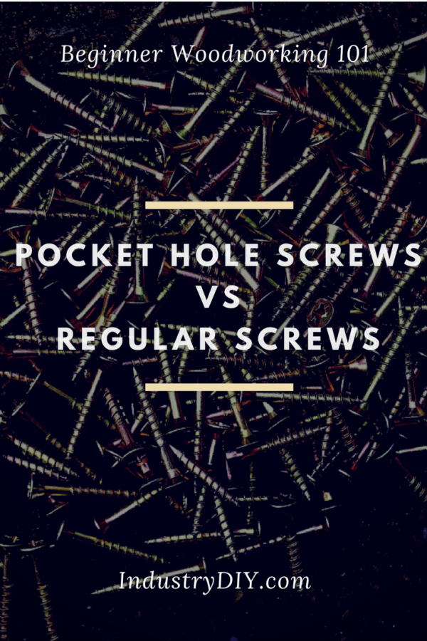What is the difference between pocket hole screws and regular screws?