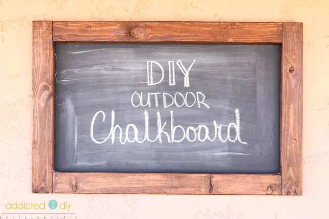 Outdoor Chalkboard