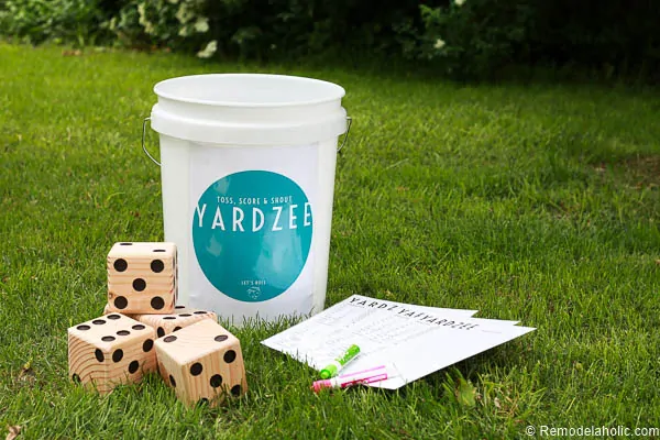 Yardzee Game