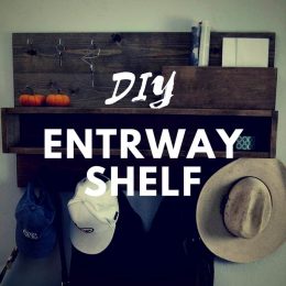 DIY Entryway Shelf and Coat Rack Plans