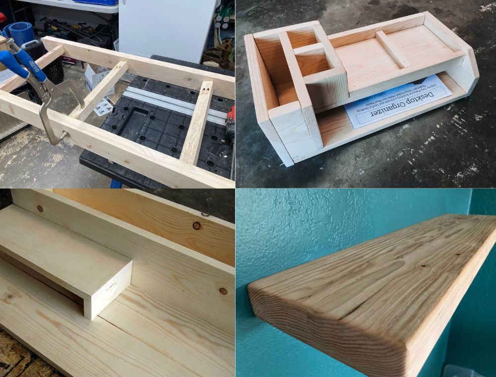 woodworking projects collage