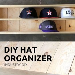 Baseball Hat Organizer – Beginner DIY Project