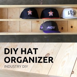 DIY Hat Organizer