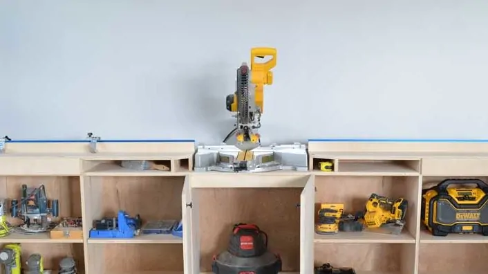 Her Toolbelt Miter Saw Station