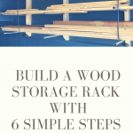 DIY Wood Storage Rack