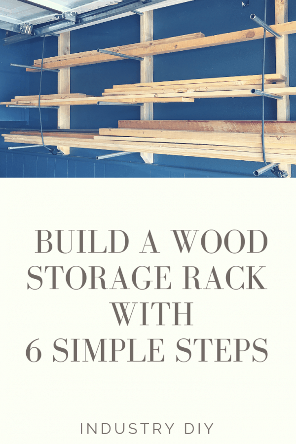 DIY Wood Storage Rack with Conduit (6 Easy Steps) - Industry DIY