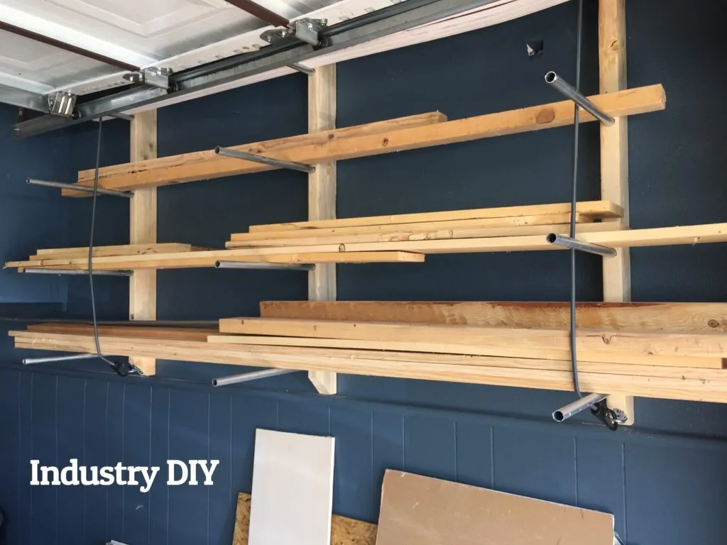 Conduit Lumber Storage Rack