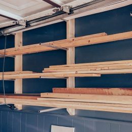 DIY Wood Storage Rack with Conduit (6 Easy Steps)