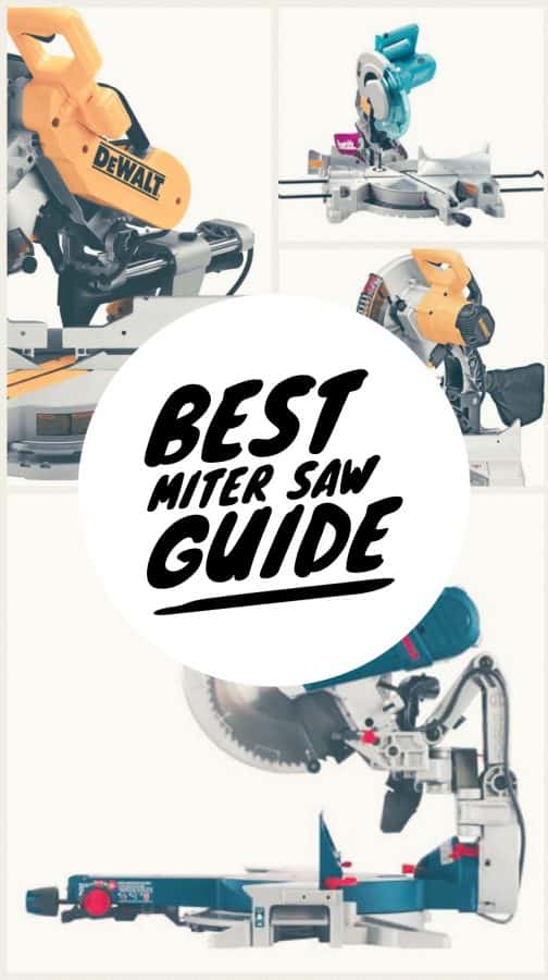 Find the best miter saw for your workshop. #DIY #Woodworking