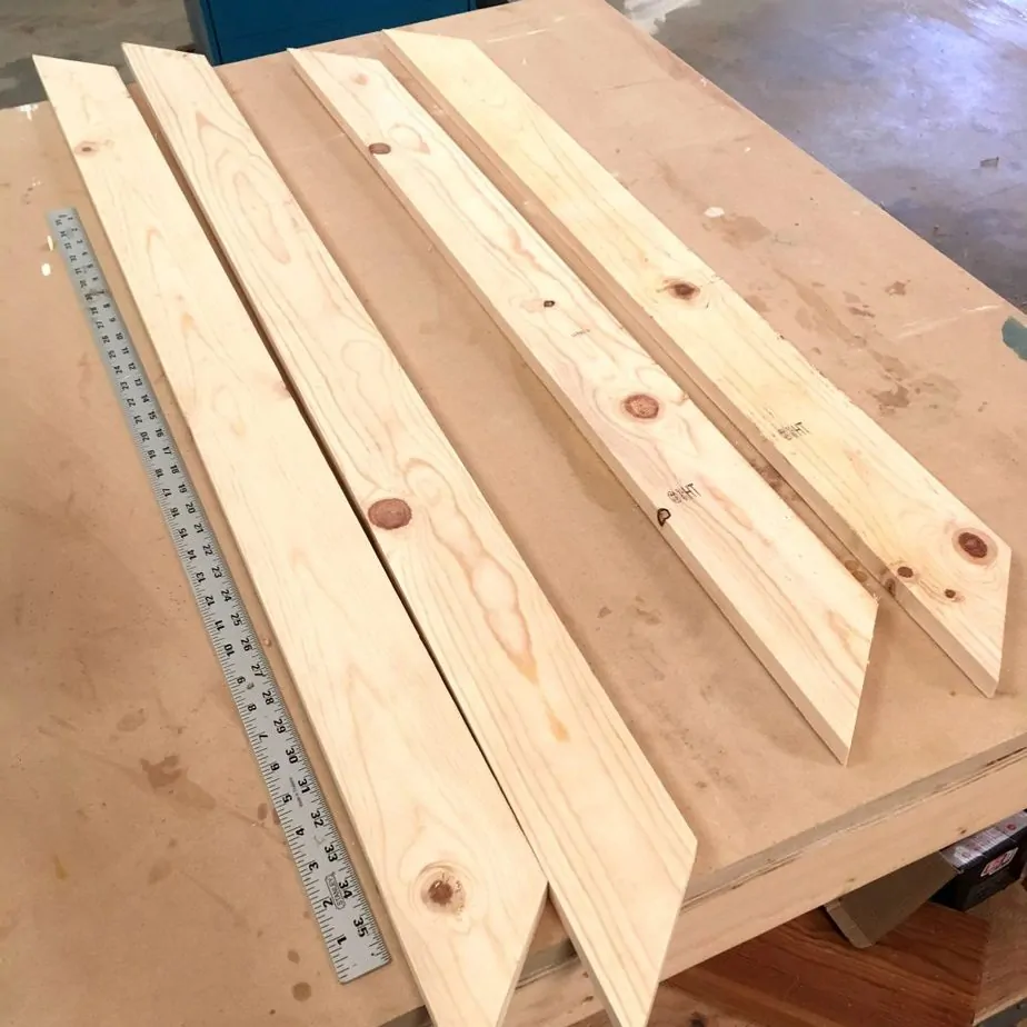 Cut Boards for Frame
