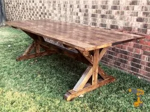 DIY Farmhouse Table Featured