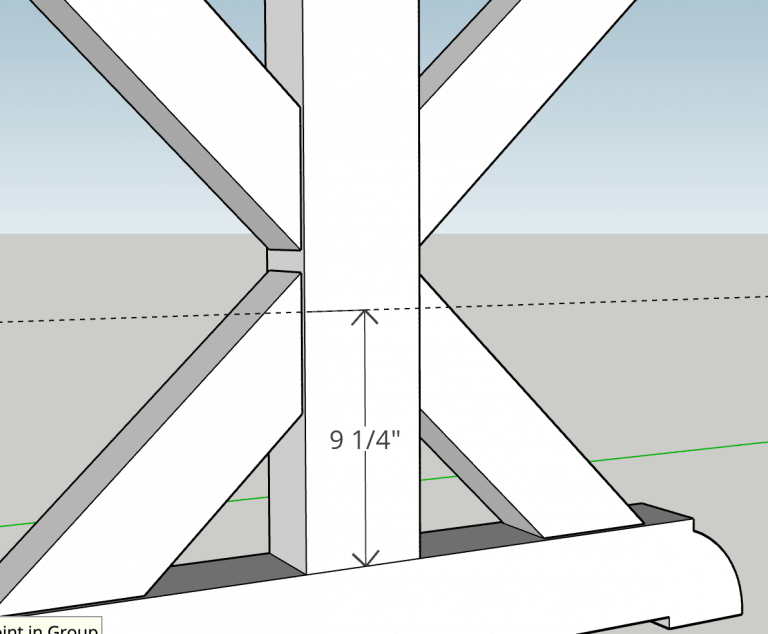 Farmhouse Trestle Table Plans - Industry DIY