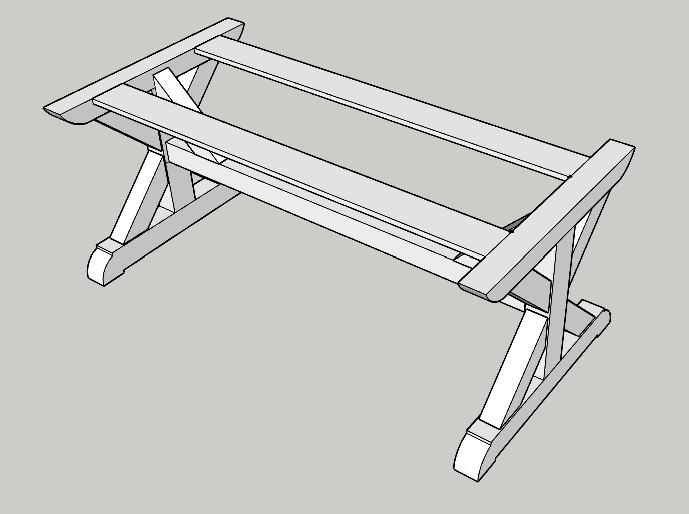 Completed Base Sketchup