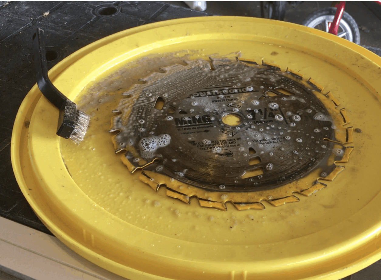 How to Clean a Circular Saw or Miter Saw Blade Industry DIY