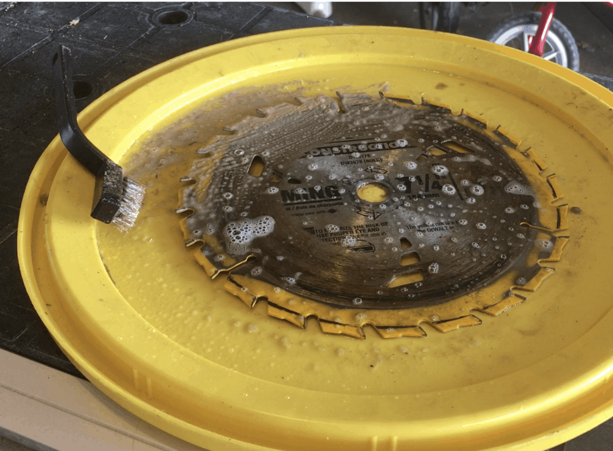 How to Clean a Circular Saw or Miter Saw Blade Industry DIY