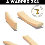 Straighten Warped 2x4
