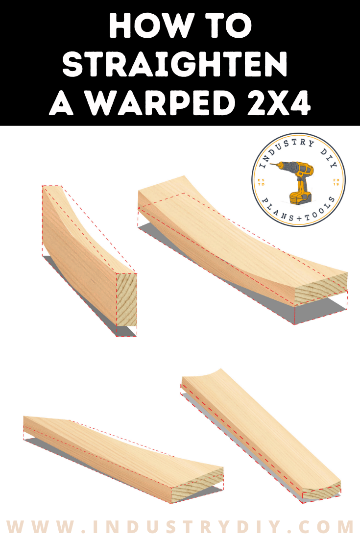 How To Straighten A Warped Wood 2x4 Board Industry DIY