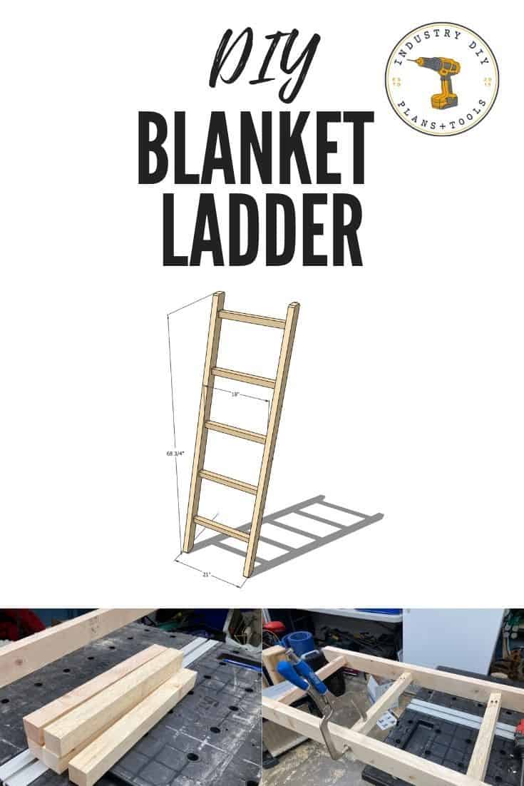 DIY Blanket Ladder 2x4 Easy Project Industry DIY