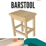 Build an easy barstool using 2x4s and basic woodworking skills.